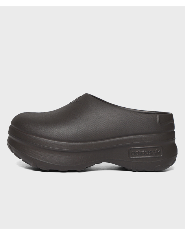 아디다스 [아디다스] 우먼스 (225~275 size) 아디폼 스탠 스미스 뮬 (5cm)털 슬립온 다크브라운 IF6969 착용컷