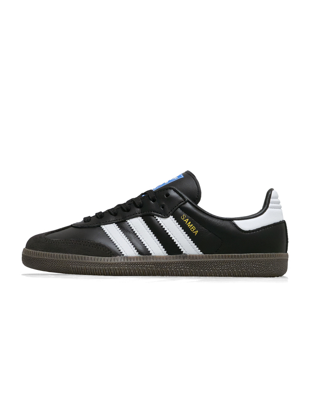 아디다스 [아디다스] 키즈/아동 삼바 OG K (size190-215) 스니커즈 코어블랙 IE3678 착용컷