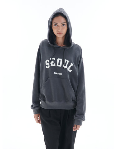 [22FW] SEOUL LOGO Hoody Grey