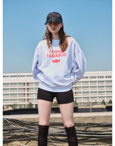 [2023SS] TENNIS TABASCO  Logo Sweatshirt