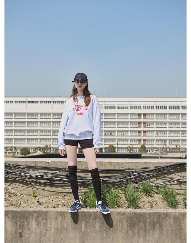 파르아비옹 [2023SS] TENNIS TABASCO Logo Sweatshirt 착용컷