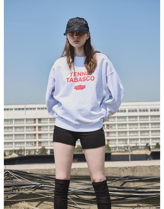 파르아비옹 [2023SS] TENNIS TABASCO Logo Sweatshirt 착용컷