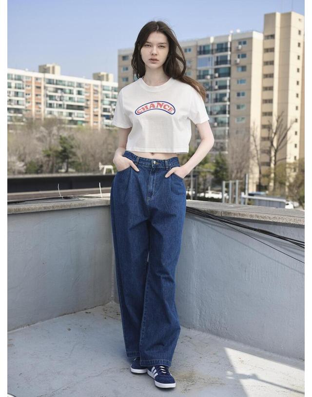 파르아비옹 [2023SS] Wide Leg Jeans 착용컷