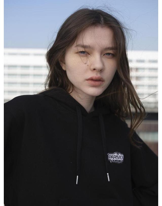 파르아비옹 [2023SS] BORDERLESS Embroidery Hoody 착용컷