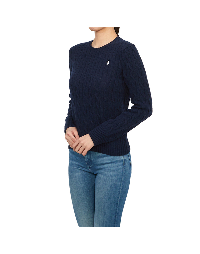 폴로 랄프로렌 키즈 폴로랄프로렌키즈 니트 313877375008 NAVY (성인착용가능) 착용컷