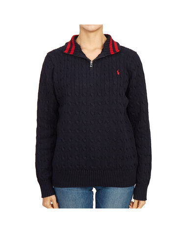 폴로랄프로렌키즈 스크래치 반집업 니트 323868894005 NAVY (성인착용가능)