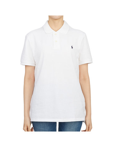 폴로랄프로렌키즈 스크래치 카라 반팔티셔츠 323547926002 WHITE (성인착용가능)
