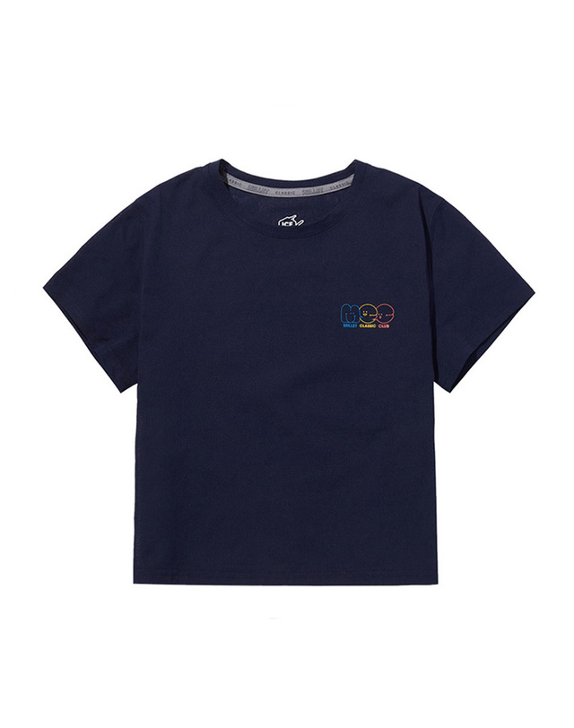 밀레 [밀레 본사] MCC GRAPHIC ICE SHELL CROP T-SHIRTS_ZHQUT908 착용컷