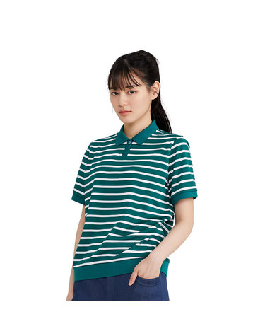 [밀레 본사] 여성 볼드 카라 티셔츠_MLUUT675