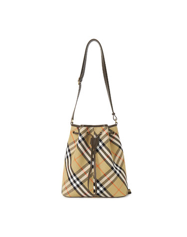 버버리 체크 여성 버킷백 MD DRAWSTRING BUCKET 8093869