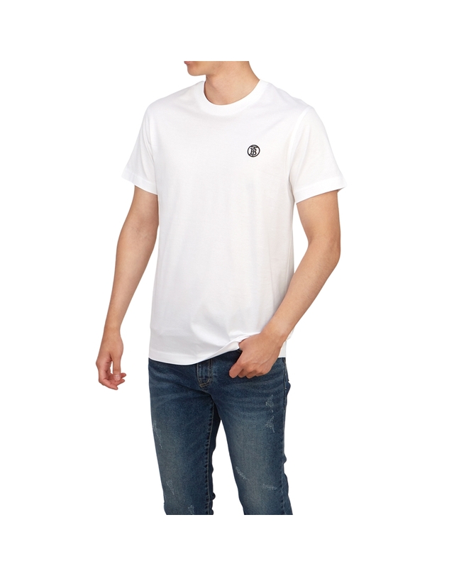 버버리 버버리 스크래치 남성 반팔티셔츠 PARKER TB REPLEN 8084015 A1464 착용컷