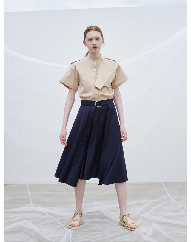 세컨드아르무아 세컨드 아르무아 Hazel Skirt _ Beige 착용컷