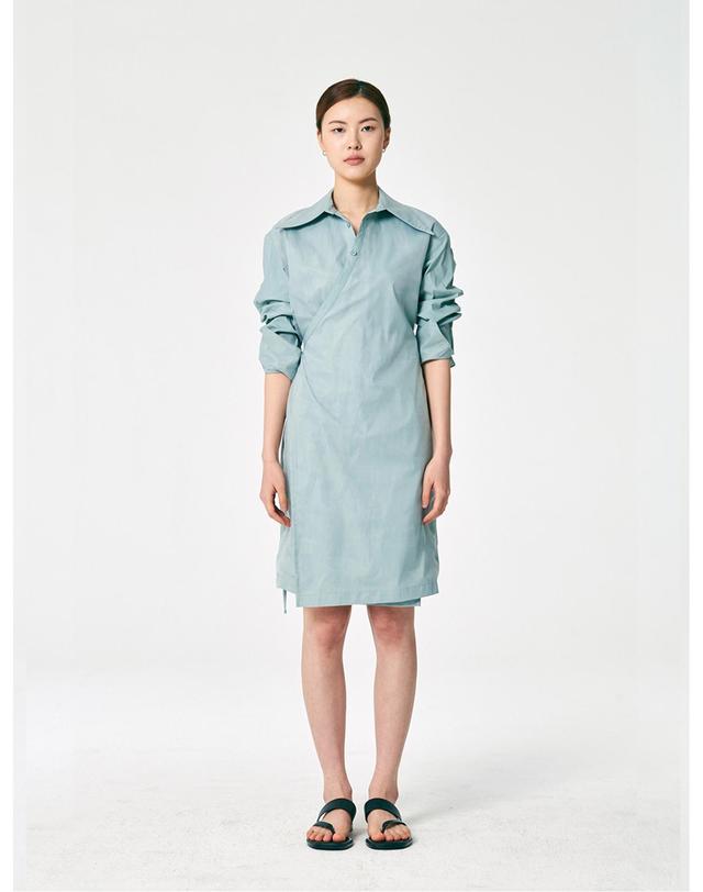 세컨드아르무아 세컨드 아르무아 Saige Dress _ Mint Green 밝은연두 착용컷