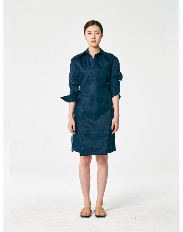 세컨드아르무아 세컨드 아르무아 Saige Dress _ Navy 네이비 착용컷