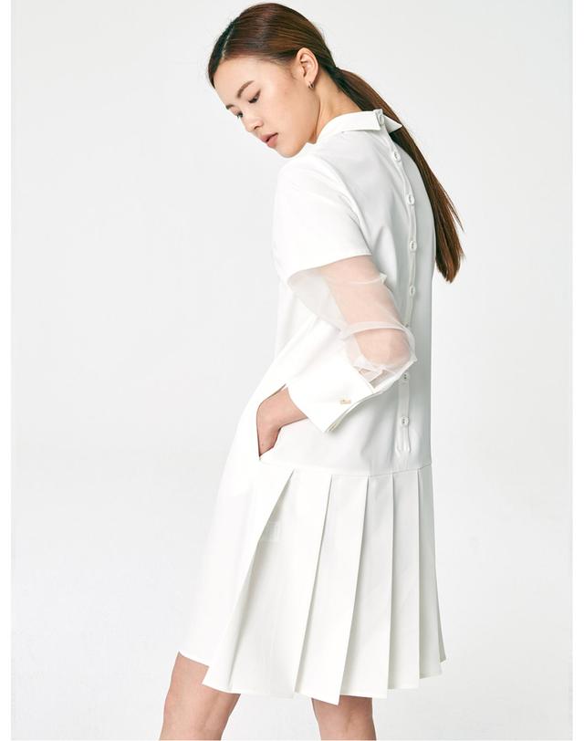 세컨드아르무아 세컨드 아르무아 Lana Dress _ White 화이트 착용컷