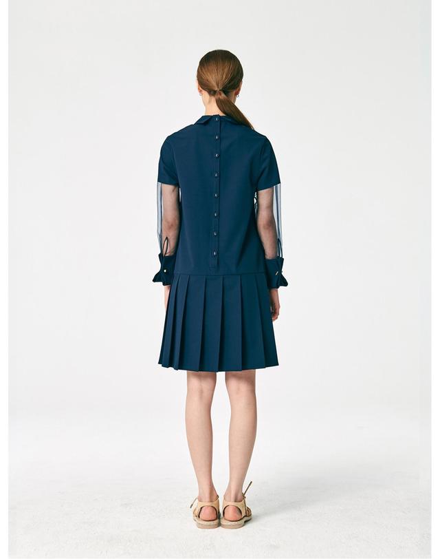 세컨드아르무아 세컨드 아르무아 Lana Dress _ Navy 화이트 착용컷