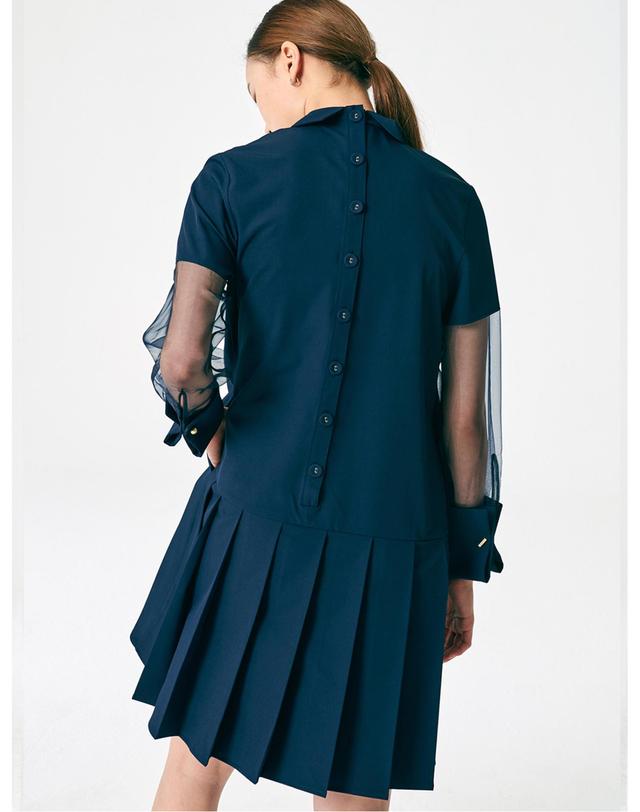 세컨드아르무아 세컨드 아르무아 Lana Dress _ Navy 화이트 착용컷