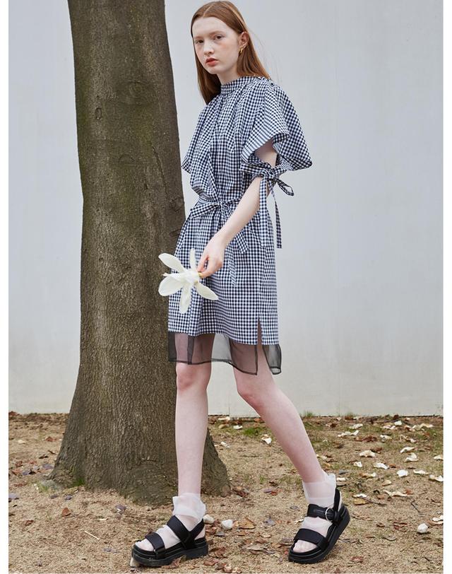 세컨드아르무아 세컨드 아르무아 Celilia Dress _ Blue 블루 착용컷