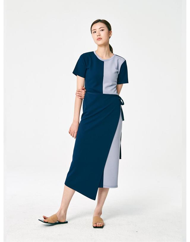 세컨드아르무아 세컨드 아르무아 Dylan Dress _ Navy 네이비 착용컷