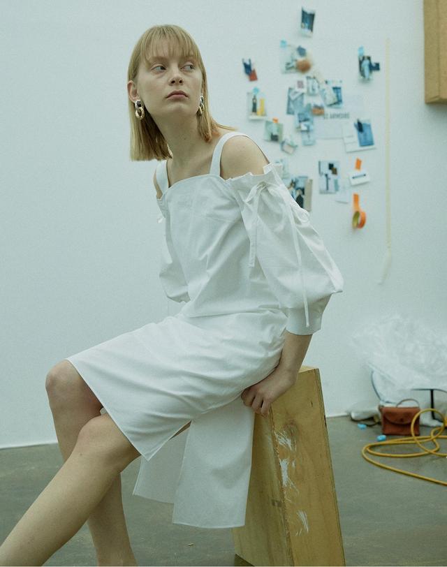 세컨드아르무아 세컨드 아르무아 Noa Dress_ White 멀티컬러 착용컷