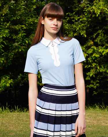 Rhea Skirt_Stripe(Navy)
