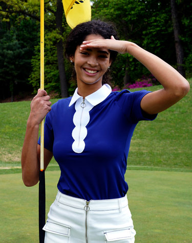 Amelia Top_Deep Blue