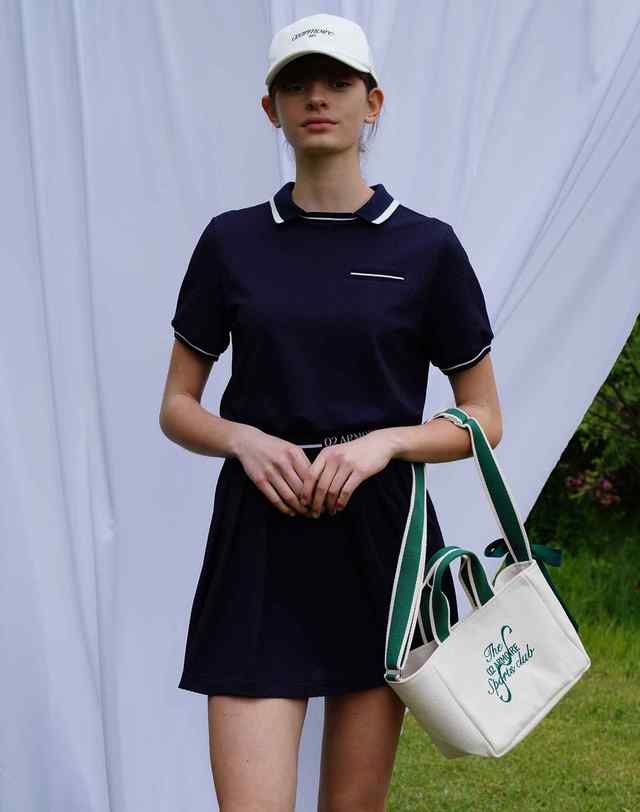 세컨드아르무아 세컨드 아르무아 Arielle Skirt_Navy 착용컷