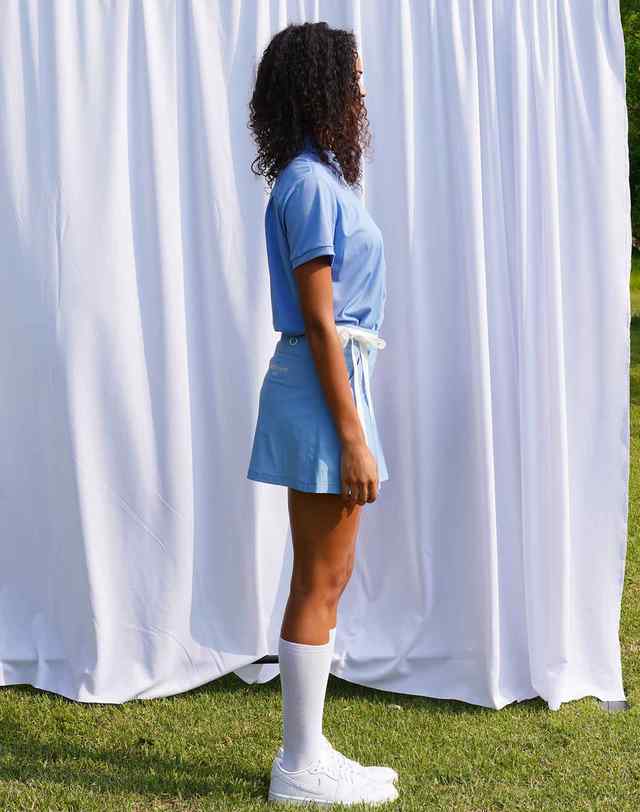 세컨드아르무아 세컨드 아르무아 Nadia Skirt_Baby Blue 착용컷