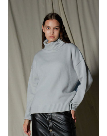 Morgan Knit Top _ Blue