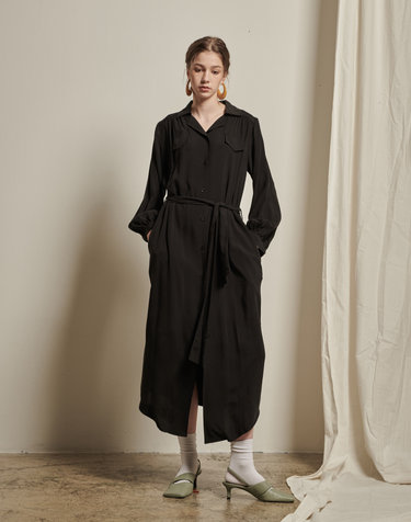 세컨드 아르무아 Annika Dress _ Black