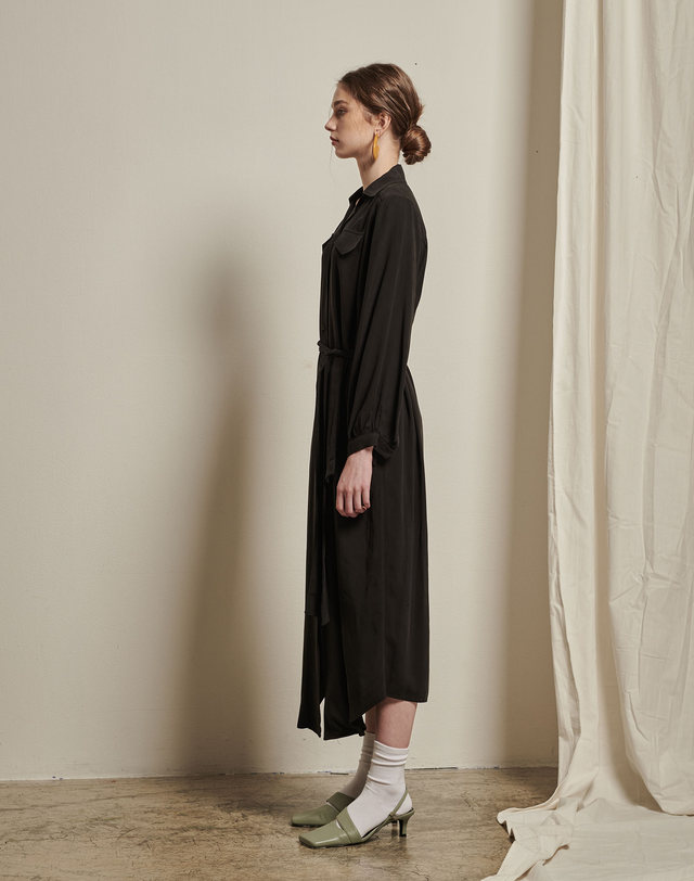세컨드아르무아 세컨드 아르무아 Annika Dress _ Black 착용컷