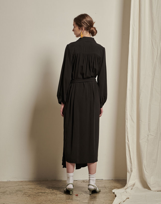 세컨드아르무아 세컨드 아르무아 Annika Dress _ Black 착용컷