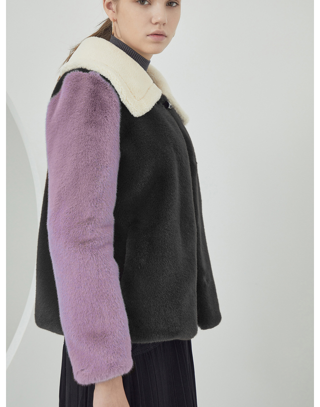 세컨드아르무아 세컨드 아르무아 Poppy Jacket _ Lavender 착용컷