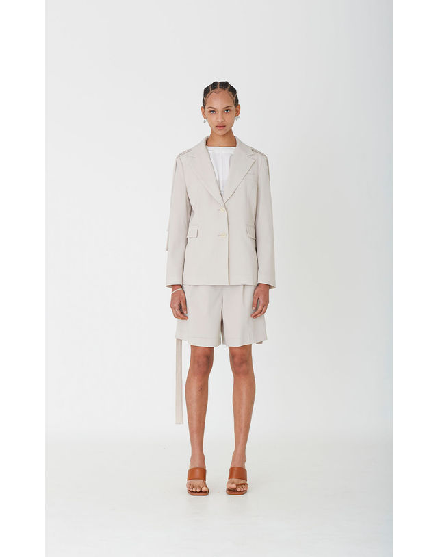 세컨드아르무아 세컨드 아르무아 Ria Jacket _ Beige 착용컷