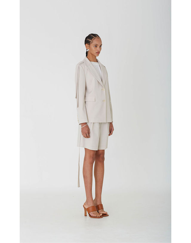 세컨드아르무아 세컨드 아르무아 Ria Jacket _ Beige 착용컷