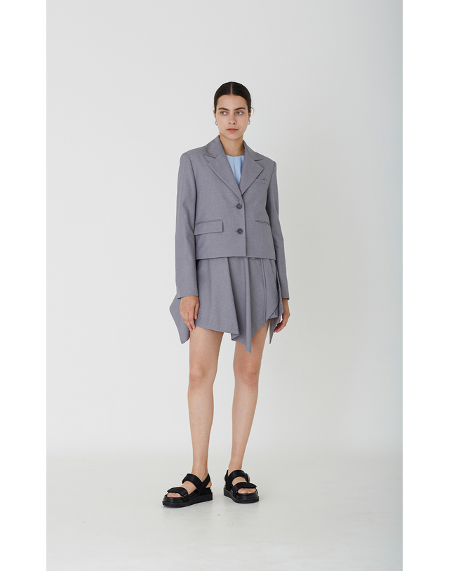 세컨드아르무아 세컨드 아르무아 Demi Jacket _ Grey 착용컷