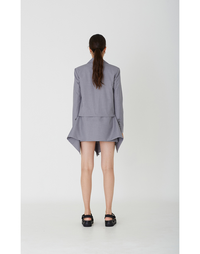 세컨드아르무아 세컨드 아르무아 Demi Jacket _ Grey 착용컷