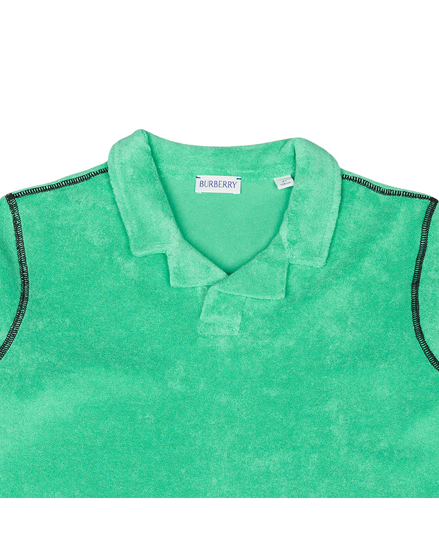 버버리 키즈 버버리키즈 버버리키즈 카라 반팔티셔츠 ROLFE POLO 8078634 A1501 (성인착용가능) 착용컷