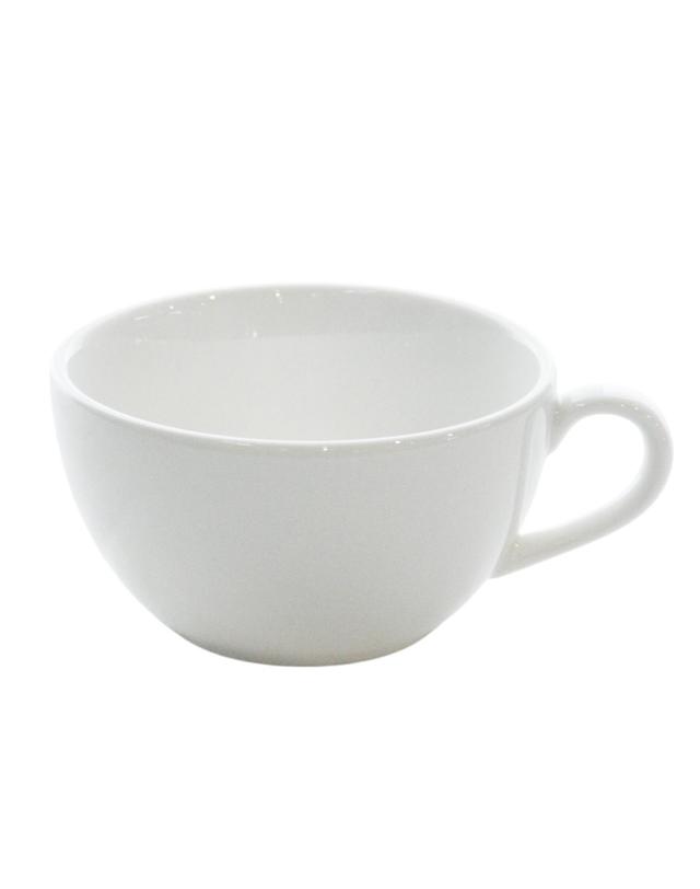 라크 RAK 라크 포셀린 호텔 라떼잔 라운드 화이트 커피컵 280ml 착용컷