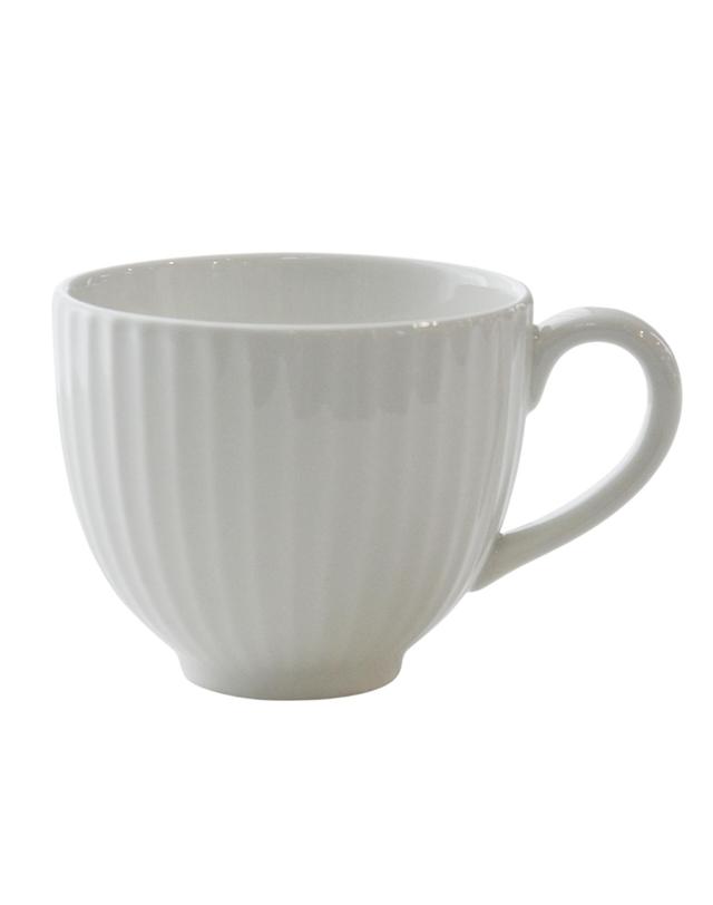 라크 RAK 라크 포셀린 호텔 머그컵 화이트 라인 라떼잔 350ml 1P 착용컷