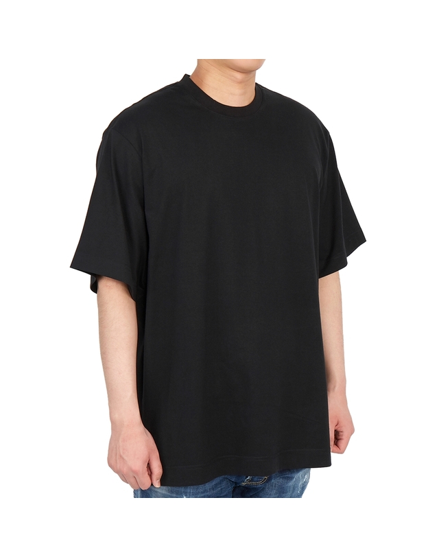 와이쓰리 요지야마모토 요지야마모토 Y-3 백로고 남성 반팔티셔츠 GV4185 BLACK 릴렉스핏 착용컷
