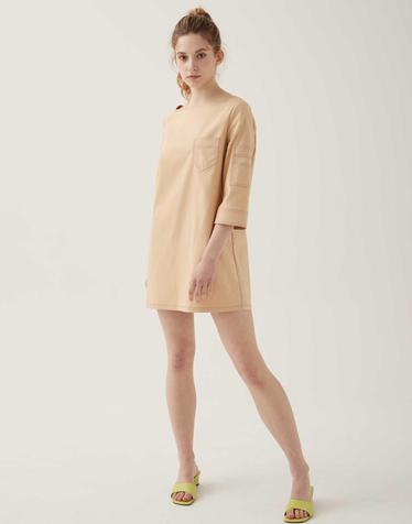 [LETTUCE} Square-neck casual dress