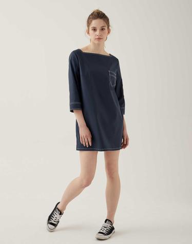 [LETTUCE} Square-neck Casual dress