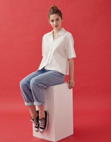 [LETTUCE] Cotton Short Sleeve Shirts