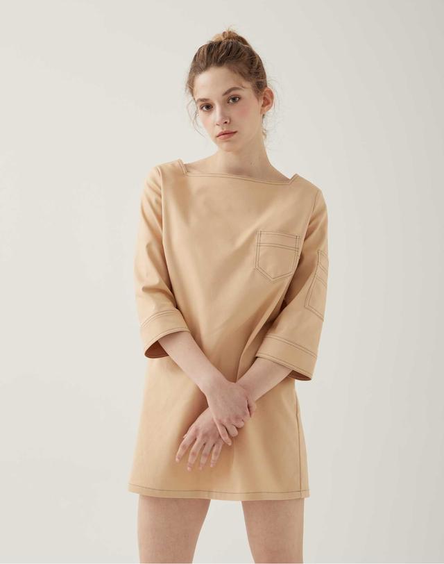 레터스 [LETTUCE} Square-neck casual dress 착용컷