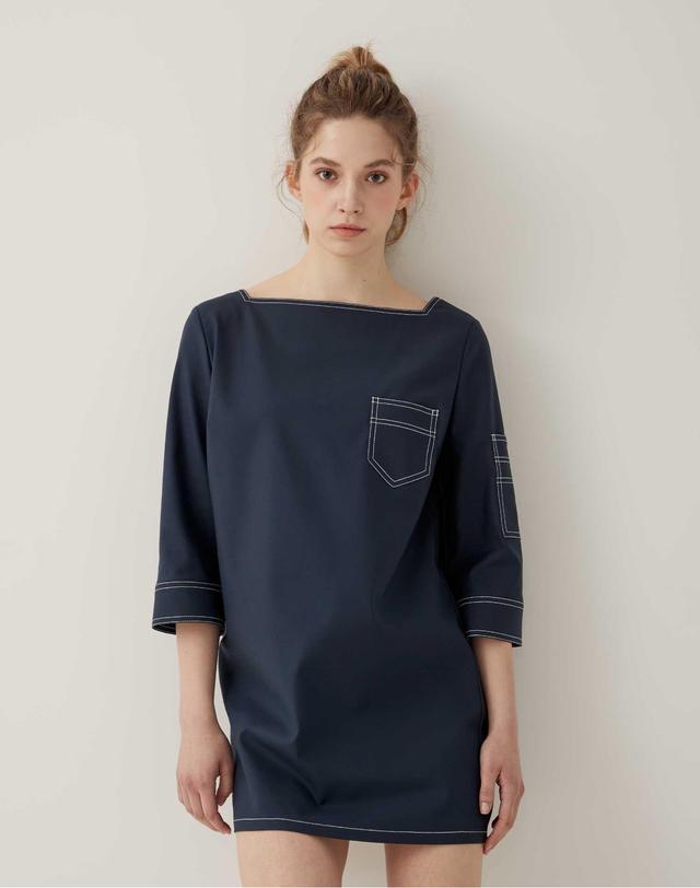 레터스 [LETTUCE} Square-neck Casual dress 착용컷