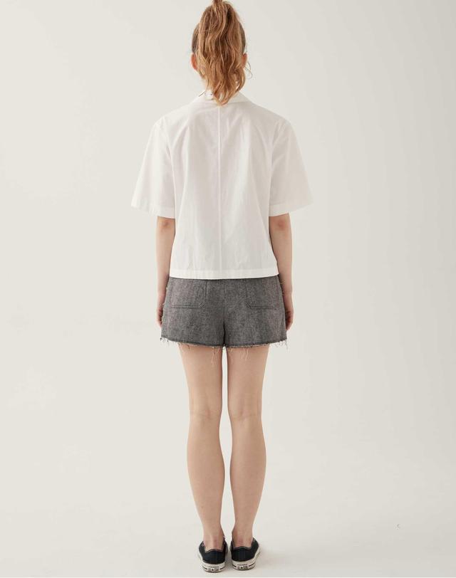 레터스 [LETTUCE] Cotton Short Sleeve Shirts 착용컷