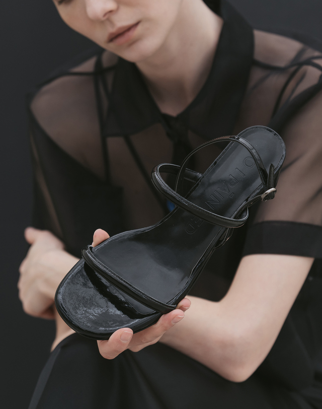 오아이 페인티드 Sandal_Marilin OSS176 (2colors) 화이트 착용컷