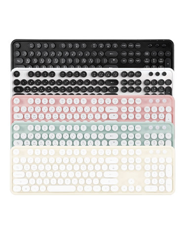 엑토 레트로 멤브레인 저소음 무선 키보드 KBD-48