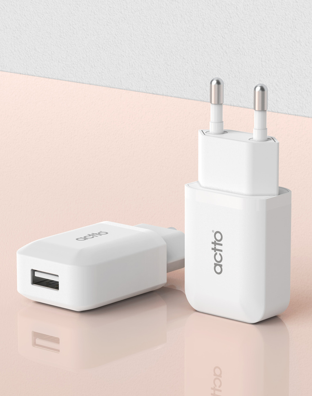 엑토 엑토 5V 1A 가정용 저전력 USB 충전기 어댑터 MTA-49 착용컷